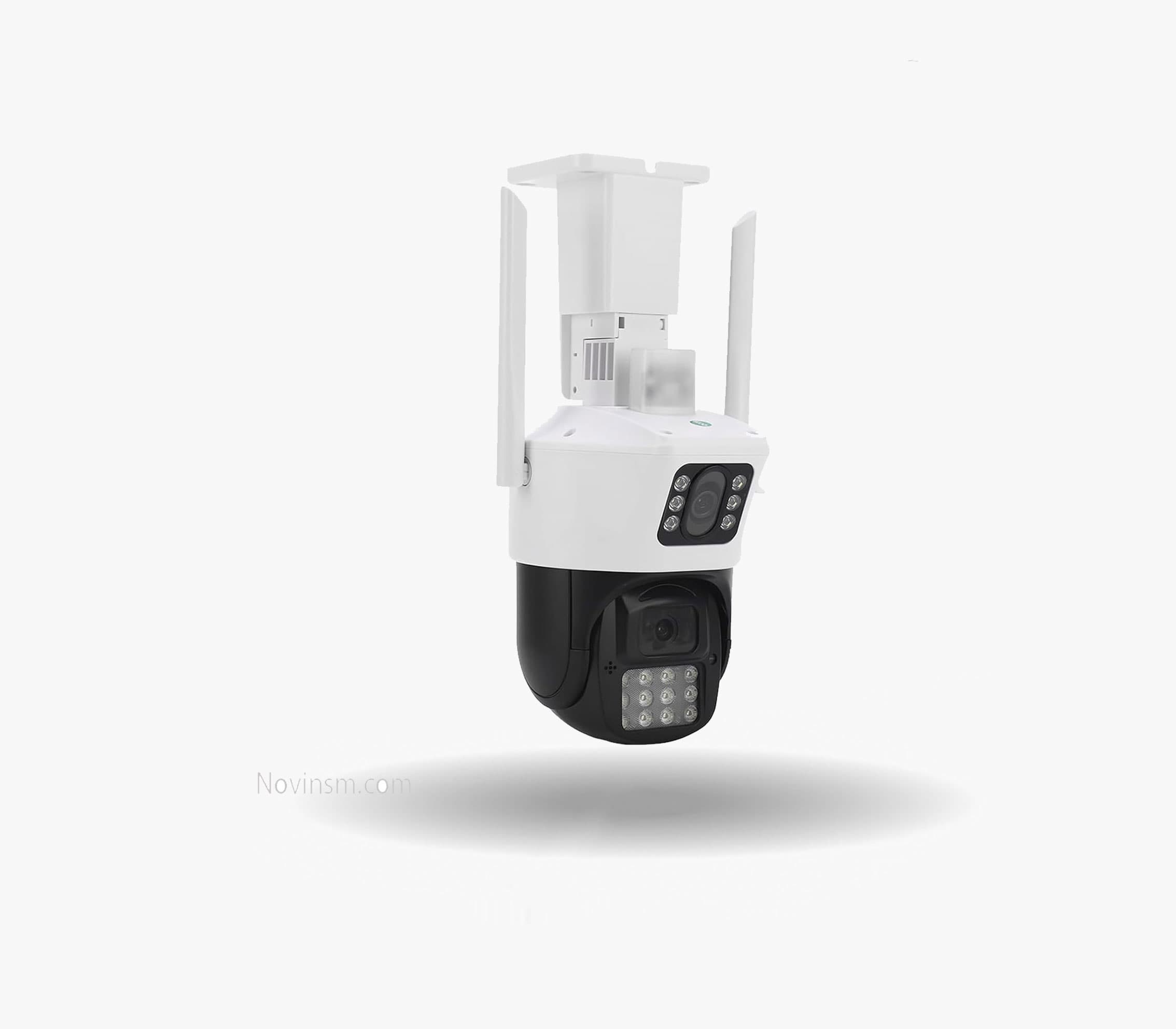 دوربین مداربسته مینی اسپیددام دو لنز تحت شبکه 4G V380pro سیم کارتی — تصویر ۴