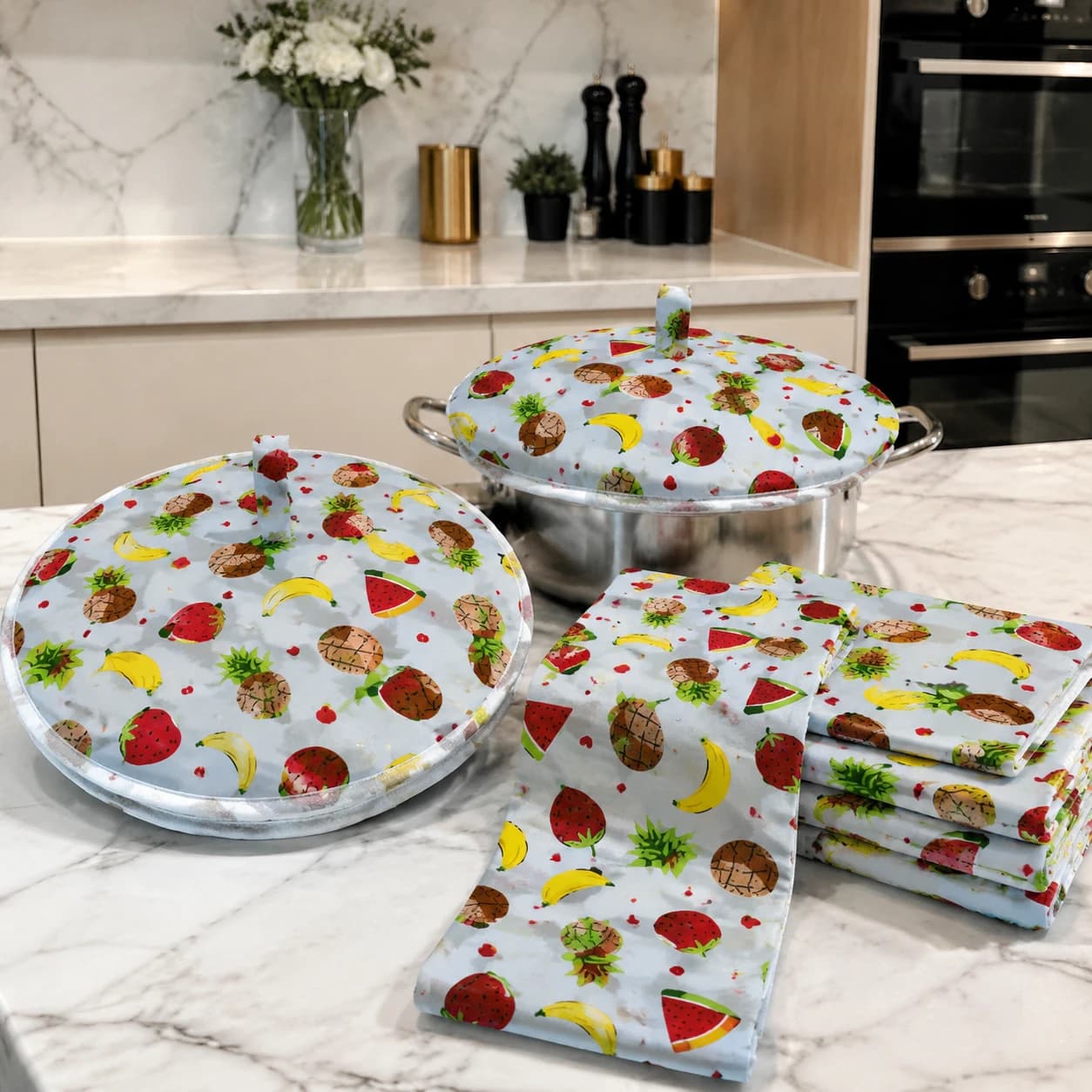 پارچه آشپزخانه ای مدل میوه ای — تصویر ۲