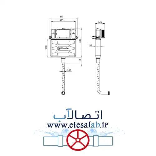 فلاش تانک توکار شودر مدل جنوا ایرانی — تصویر ۴