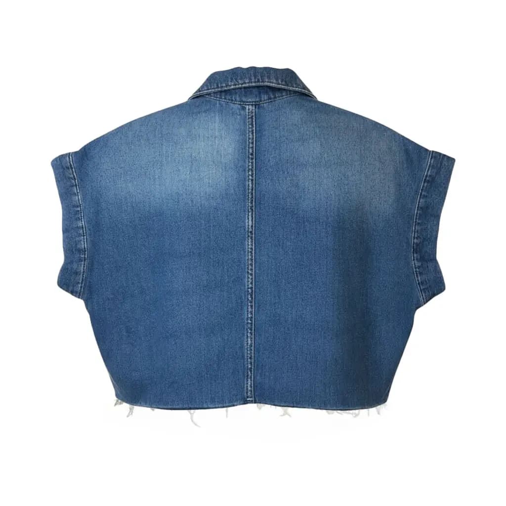 وست کراپ زنانه جین از برند Denim — تصویر ۹