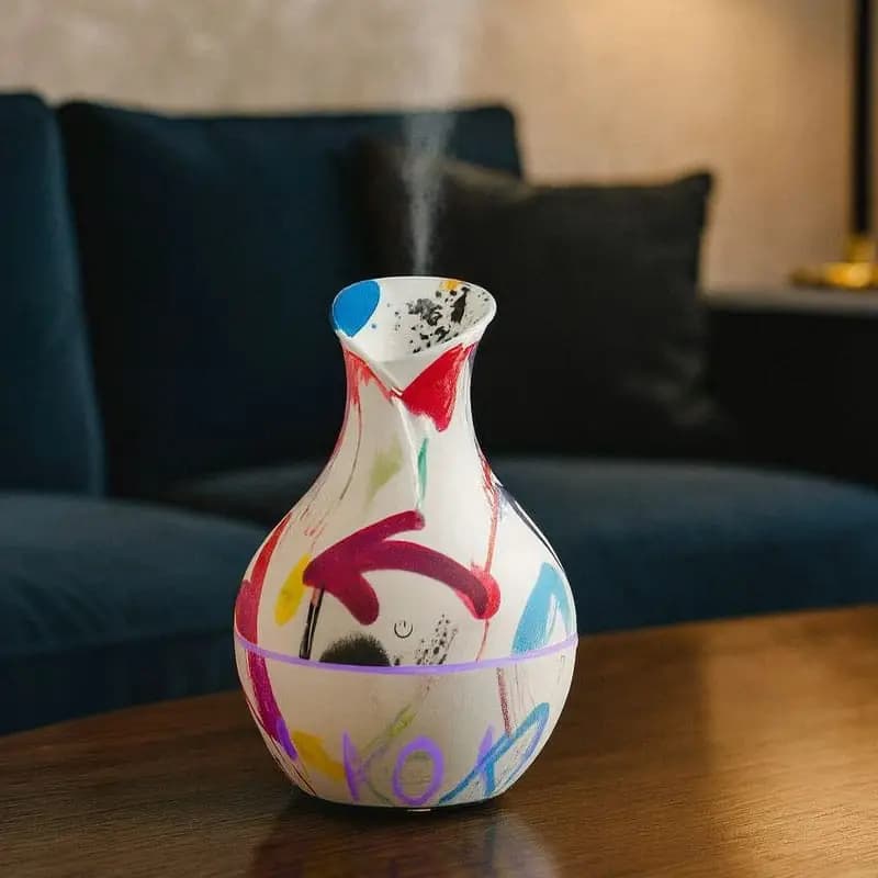 بخور کوزه ای رومیزی سه بعدی طرح دار — تصویر ۶