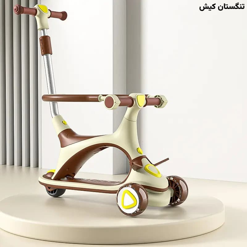 اسکوتر چند کاره صندلیدار موزیکال(دسته هدایت والدین) مدل Nova Plus — تصویر ۱۱