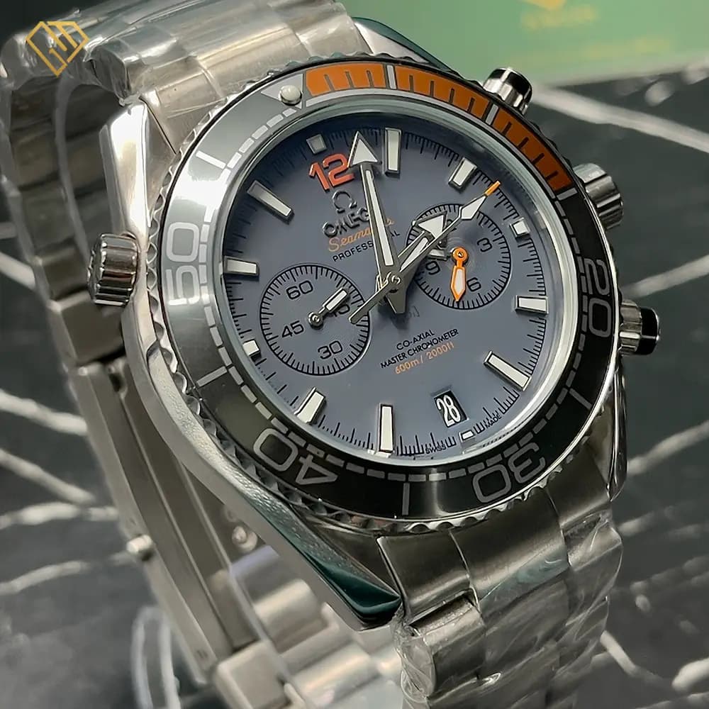 ساعت مچی مردانه امگا سیمستر مدل Seamaster Planet Ocean کرنوگراف | بند و بدنه استیل 316L ، سه موتور فعال ، مستر کوالیتی — تصویر ۶