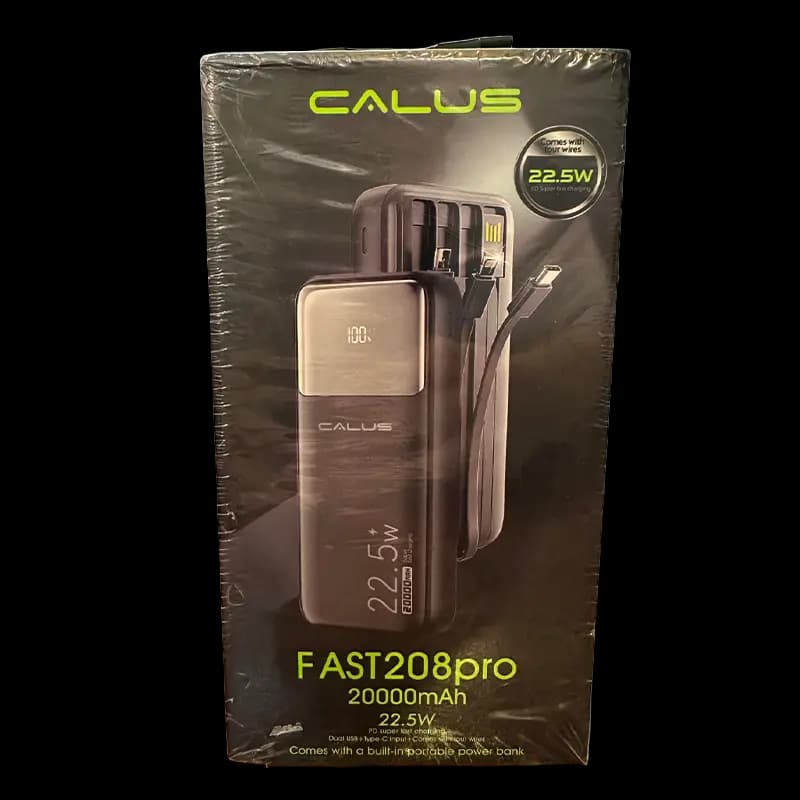 پاوربانک 20000 میلی آمپر ساعت کالوس مدل fast 208pro — تصویر ۲