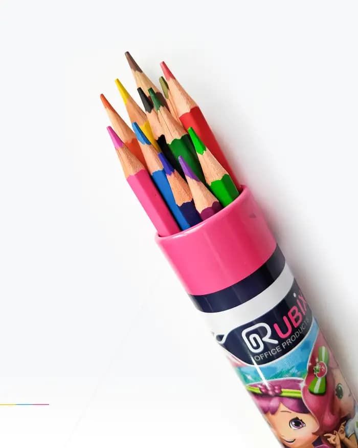 مداد رنگی ۱۲ رنگ روبیکس Rubix | مناسب نقاشی و رنگآمیزی کد: TT12-4 — تصویر ۲
