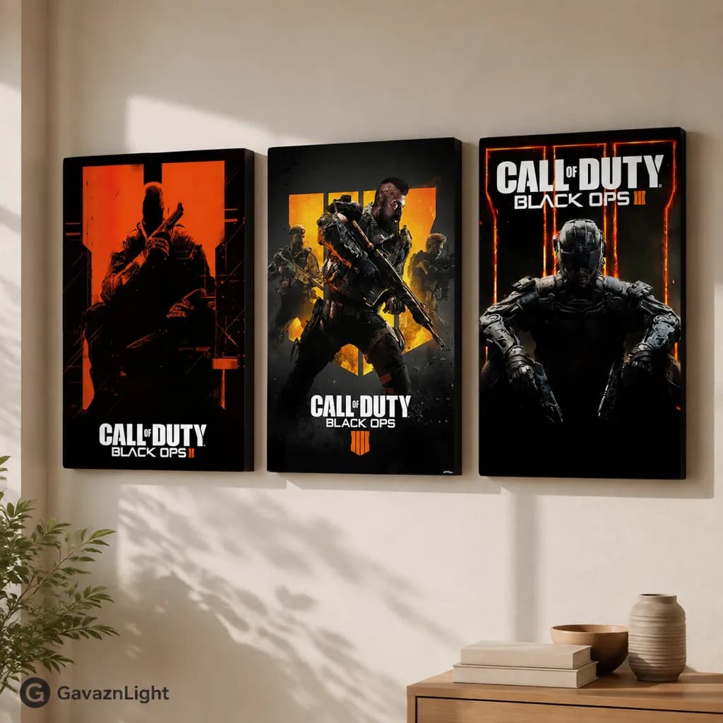 مجموعه تابلو Call of duty Black ops — تصویر ۲