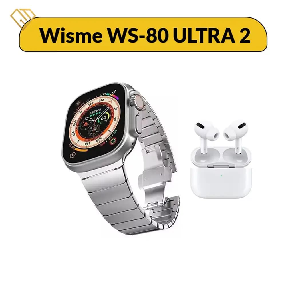 ساعت هوشمند WS-80 Ultra 2، ایرپاد دار با صفحه نمایش 2.1 اینچ AMOLED — تصویر ۷