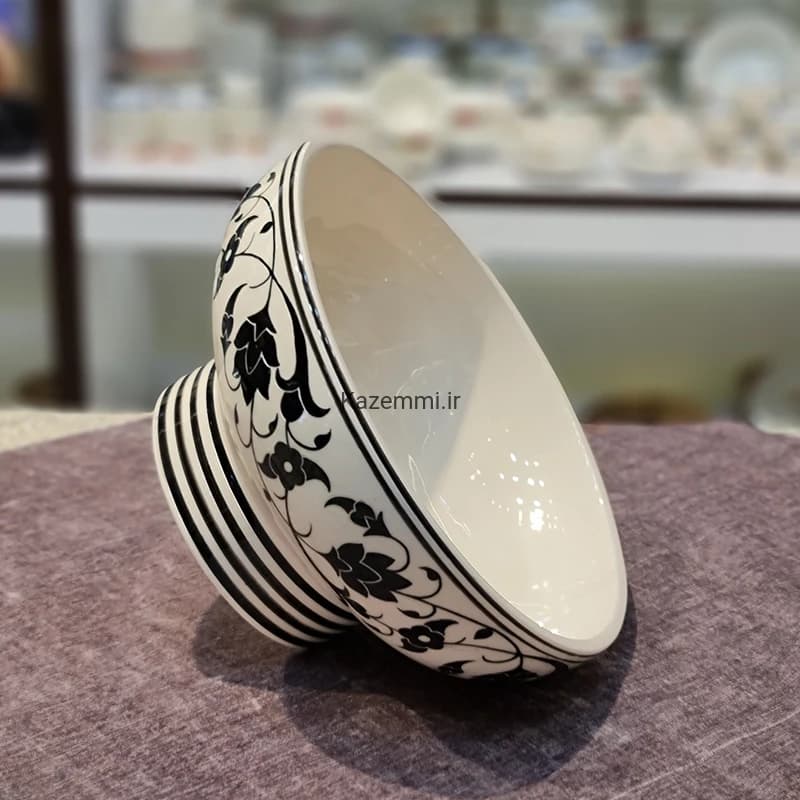 کاسه شکلات خوری پایه دار سرامیکی — تصویر ۷