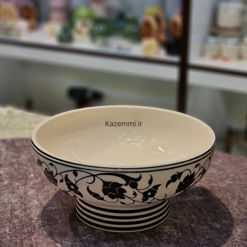 کاسه شکلات خوری پایه دار سرامیکی — تصویر ۲