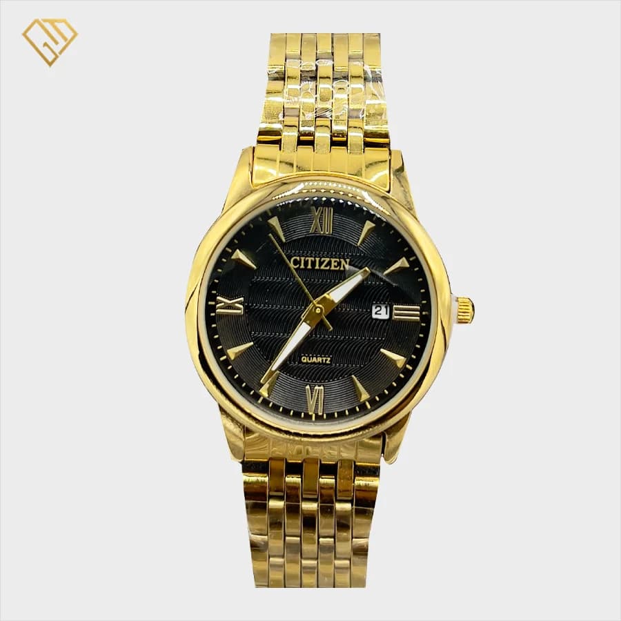 ساعت زنانه سیتیزن (citizen) طرح VIP | طلایی با قیمت اقتصادی — تصویر ۵