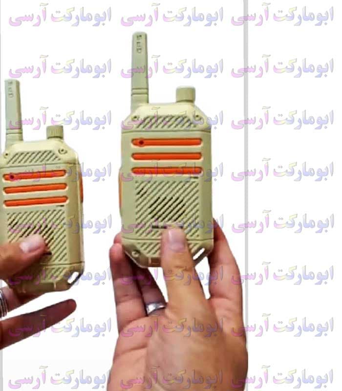 اسباب بازی واکی تاکی کودک دوتایی باتری خور با برد 300 متر خارجی — تصویر ۶