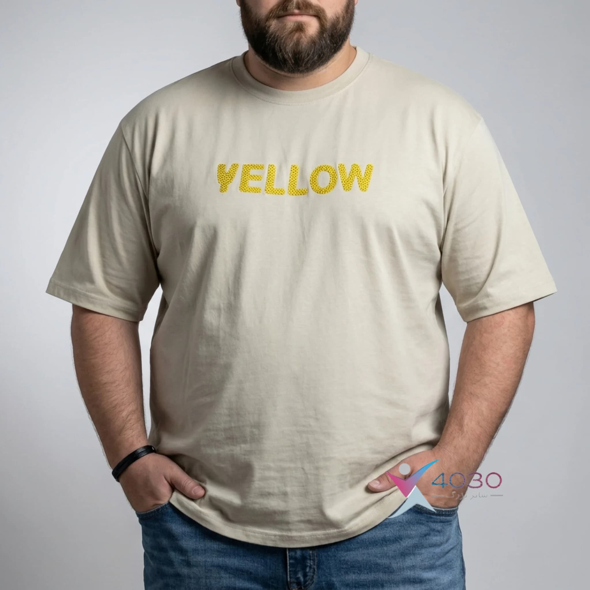 تیشرت Yellow سایز بزرگ مردانه ( 748 ) — تصویر ۱۱