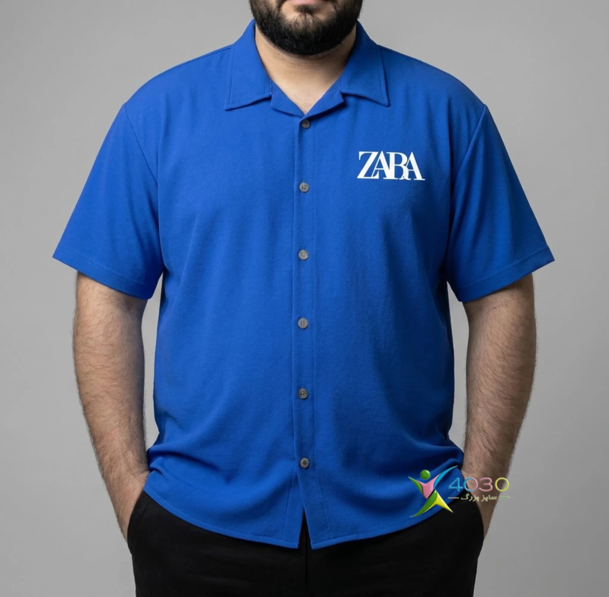 پیراهن آستین کوتاه مازراتی ZARA سایز بزرگ مردانه ( 2819 ) — تصویر ۱۰