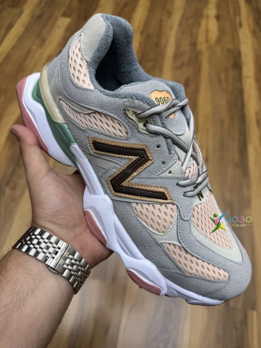 کتونی New balance 9060 نیوبالانس بزرگپا مردانه ( 7240 ) — تصویر ۱۲