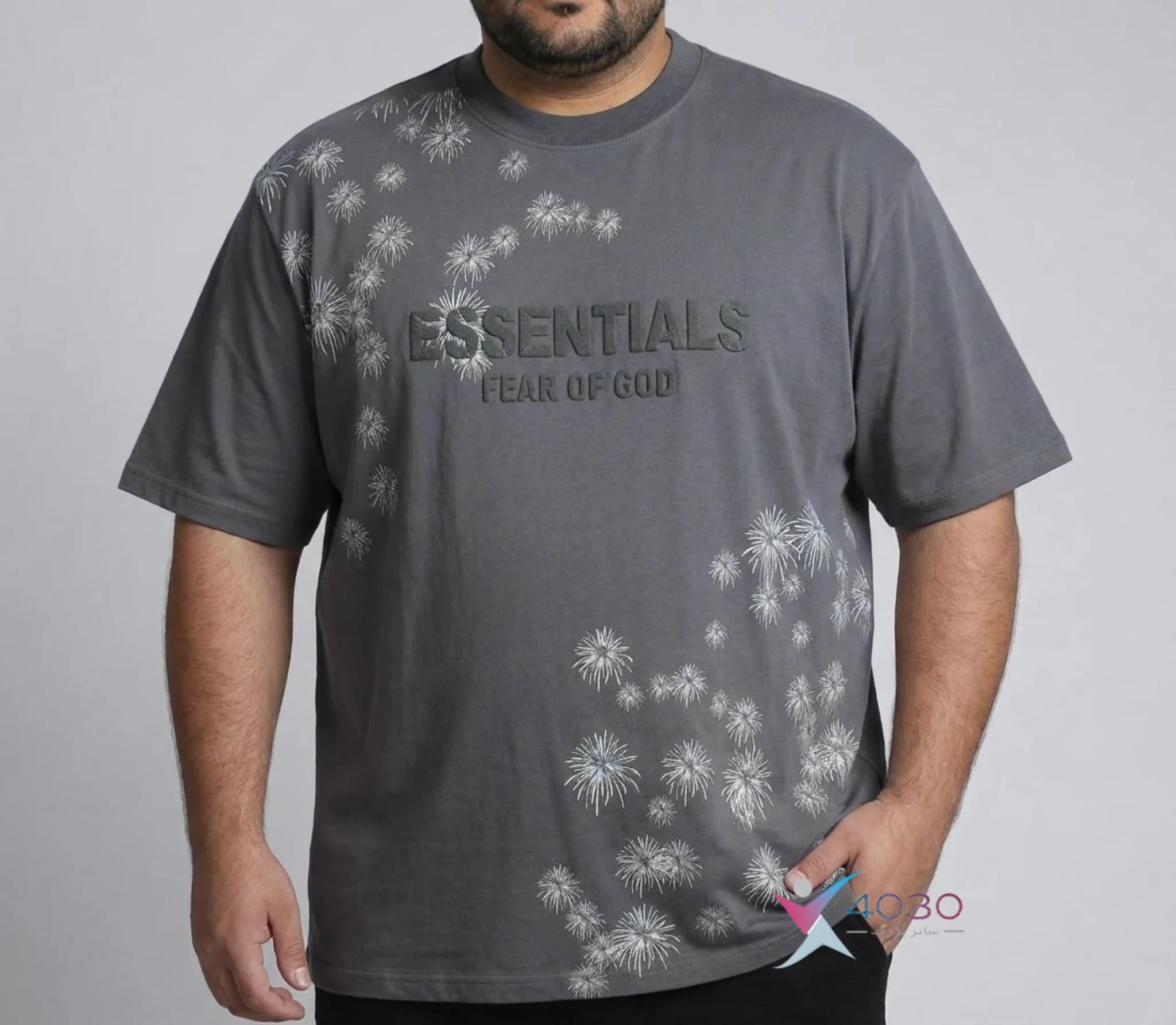 تیشرت ESSENTIALS سایز بزرگ مردانه ( 745 ) — تصویر ۴