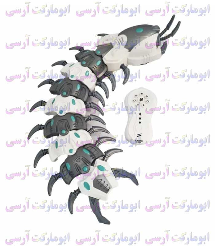 ربات هزارپای کنترلی شارژی دودزا موزیکال خفن 53 سانتی — تصویر ۳