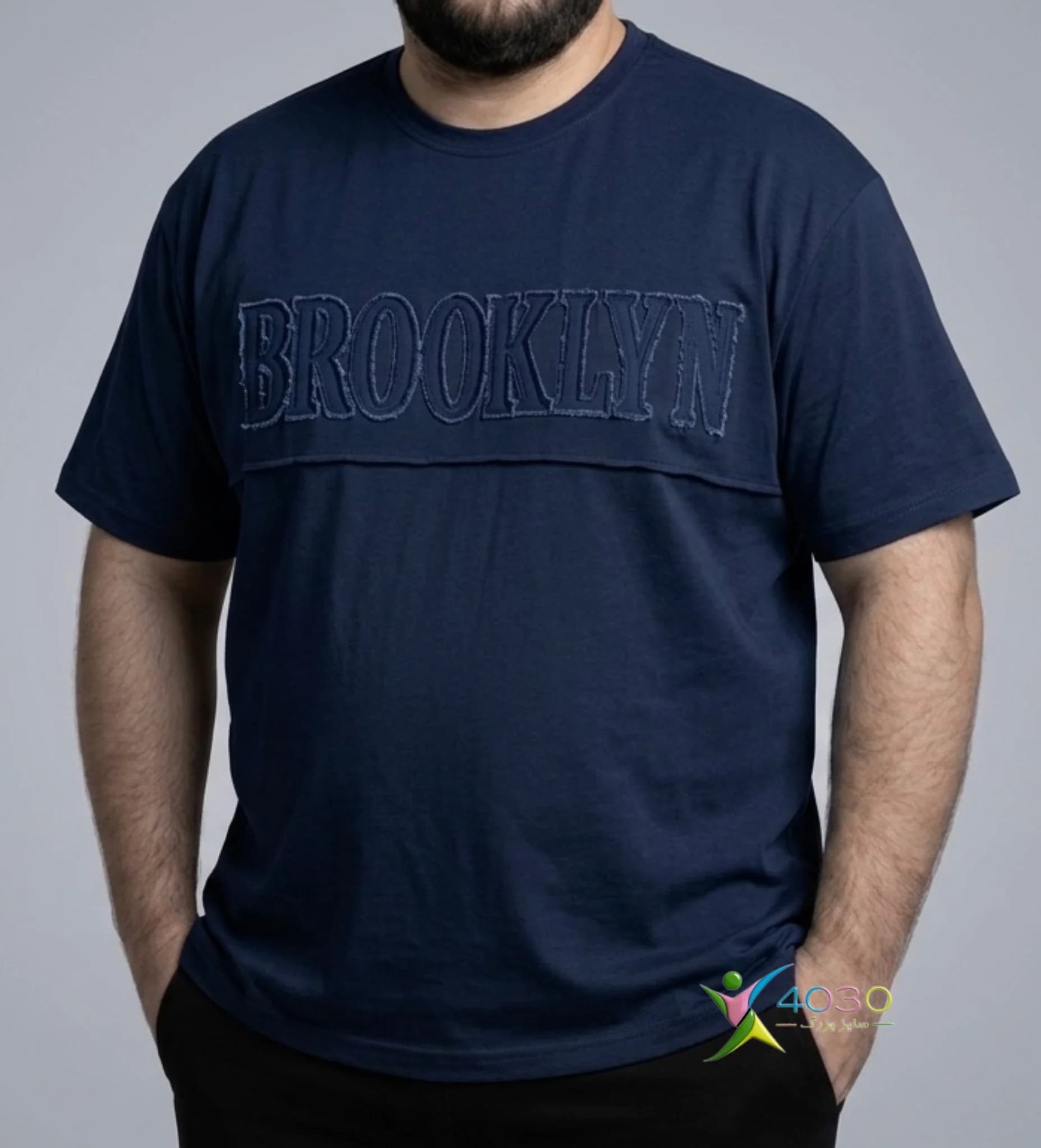 تیشرت ماکان BROOKLYN سایز بزرگ مردانه ( 864 ) — تصویر ۱۲