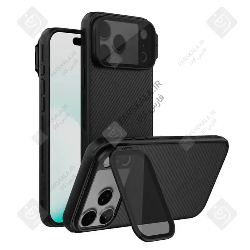 گارد لنز استندی مگنتی نیلکین Camshield Prop Magnetic گوشی آیفون 17 پرو مکس — تصویر ۹