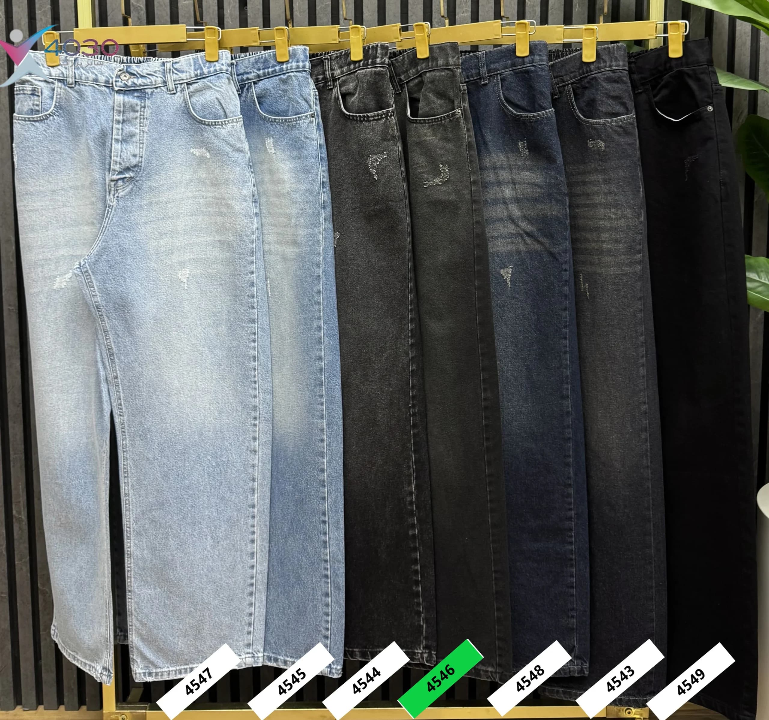شلوار جین بگ استایل ZARA سایز بزرگ مردانه ( 4546 ) — تصویر ۸