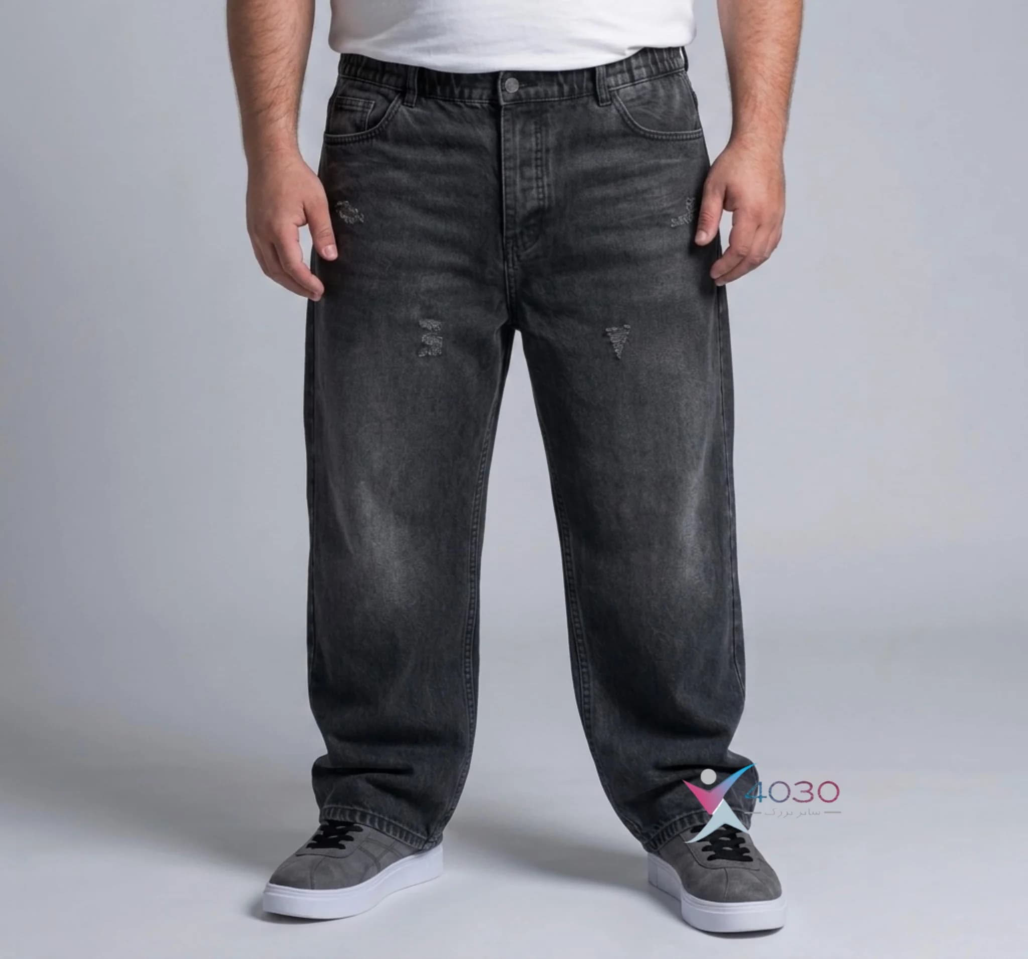 شلوار جین بگ استایل ZARA سایز بزرگ مردانه ( 4546 ) — تصویر ۲