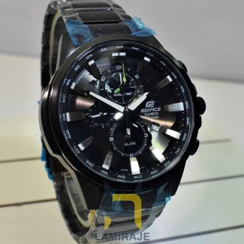 ساعت مردانه کاسیو ادیفایس کاسیو Edifice EFR-303DC-1AVUPR با بدنه مشکی — تصویر ۱۲