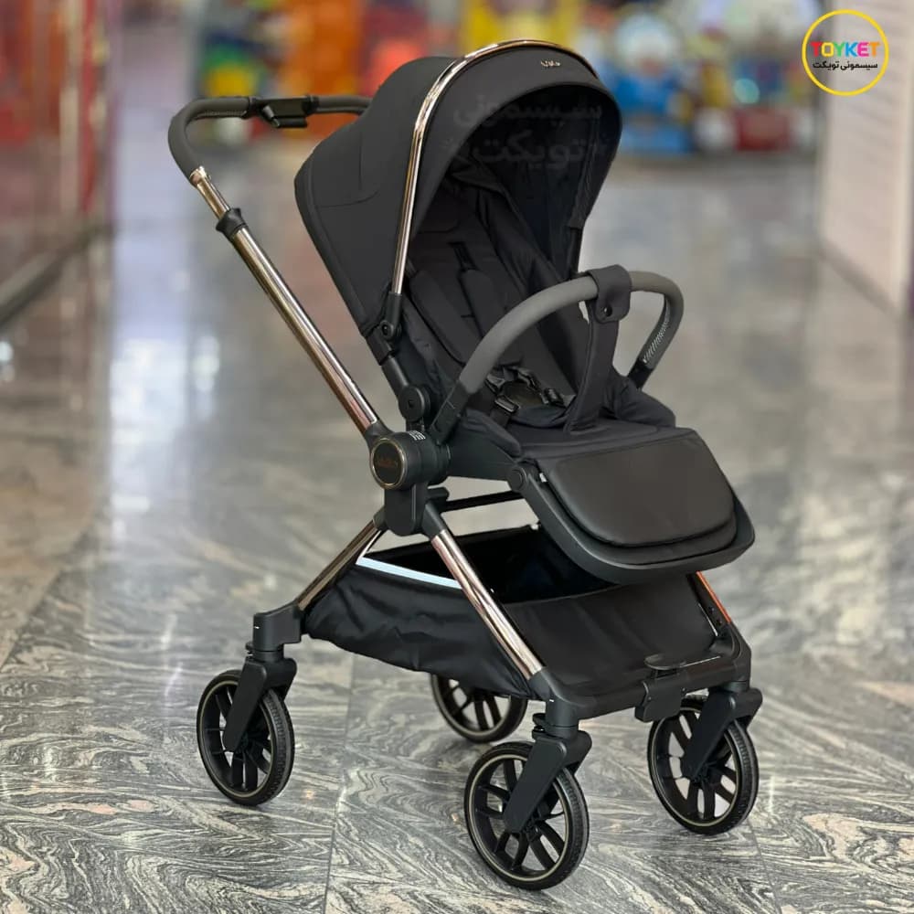 کالسکه کیدیلو مدل D908 چهار چرخ ۳۶۰ درجه Kidilo — تصویر ۱۱