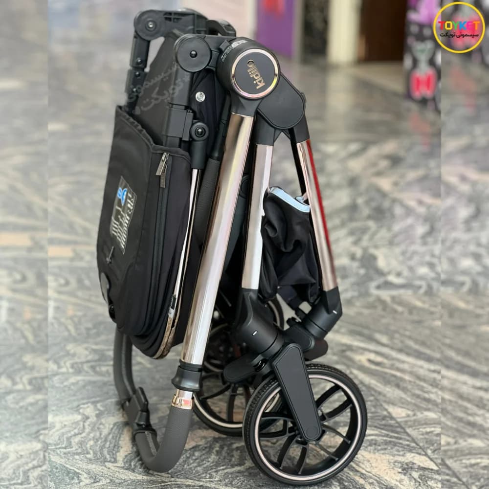 کالسکه کیدیلو مدل D908 چهار چرخ ۳۶۰ درجه Kidilo — تصویر ۷