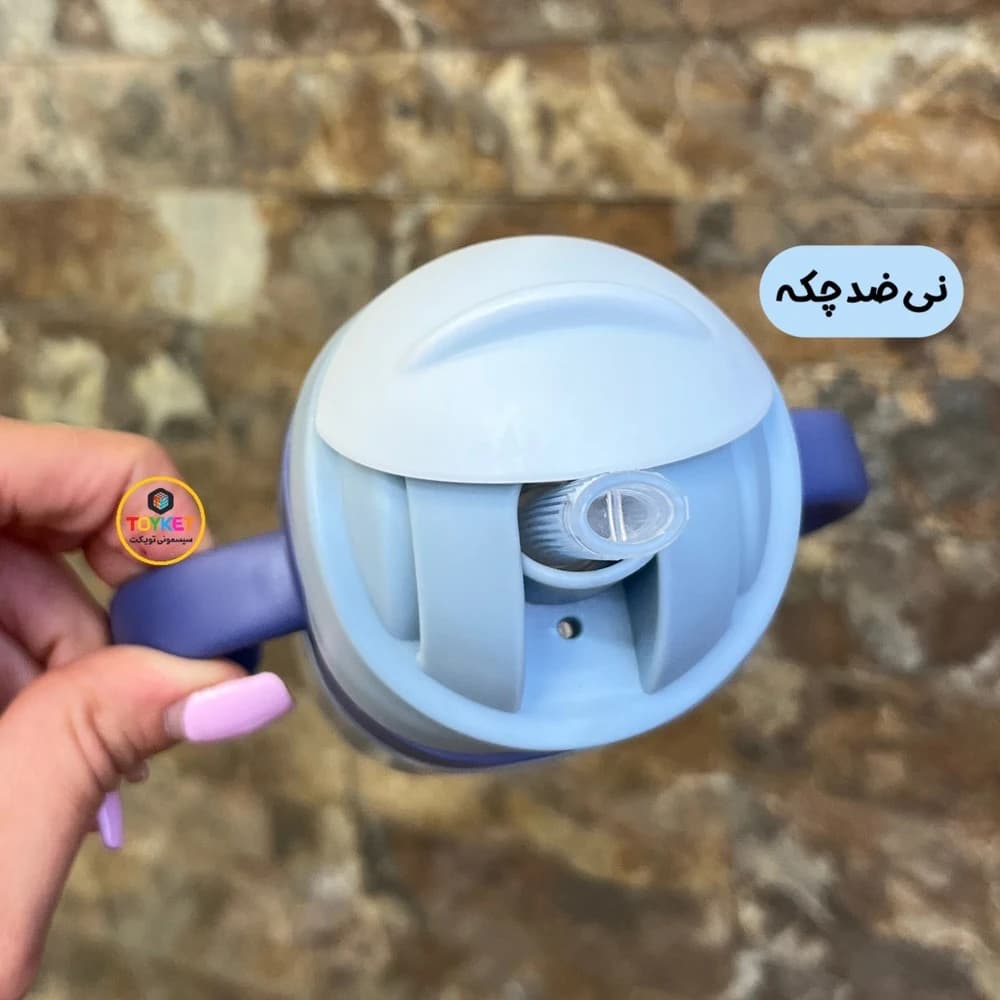 لیوان آبمیوه خوری نی دار آموزشی کودک ۳۰۰ میل طرح دایناسور — تصویر ۱۰