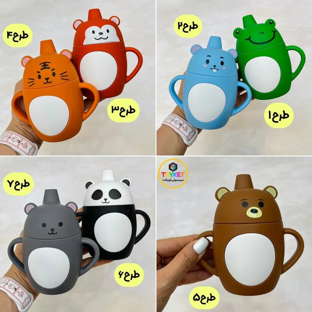 لیوان آبمیوه خوری سیلیکونی کودک Only Baby حجم ۲۰۰ میل — تصویر ۶