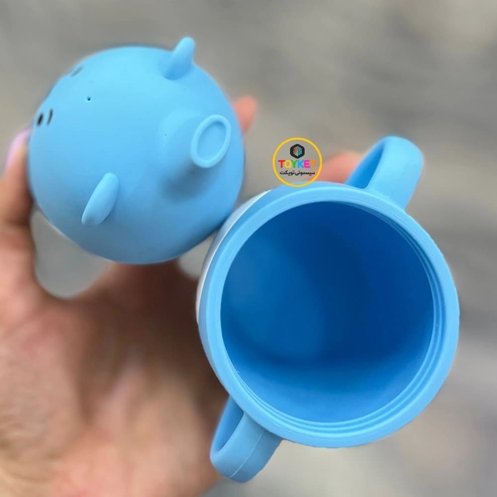 لیوان آبمیوه خوری سیلیکونی کودک Only Baby حجم ۲۰۰ میل — تصویر ۳