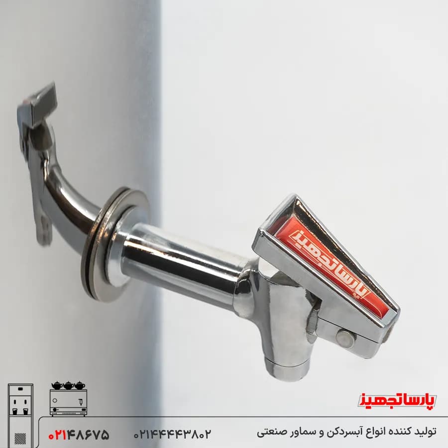 سماور برقی 15 لیتری استیل استوانه ای — تصویر ۳
