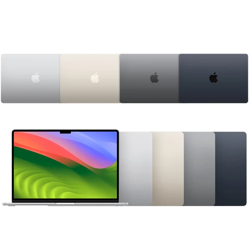 لپ تاپ 13.6 اینچی اپل مدل MacBook Air MXCV3 2024 LLA-M3-16GB RAM-512GB SSD — تصویر ۷