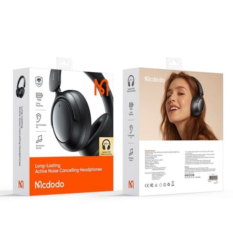هدفون بلوتوثی MCDODO HP-1400 ANC (اصلی)+گارانتی 18 ماهه✅ — تصویر ۱۰