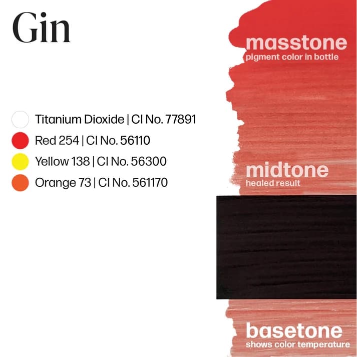 رنگ تاتو لوکس جین GIN — تصویر ۳