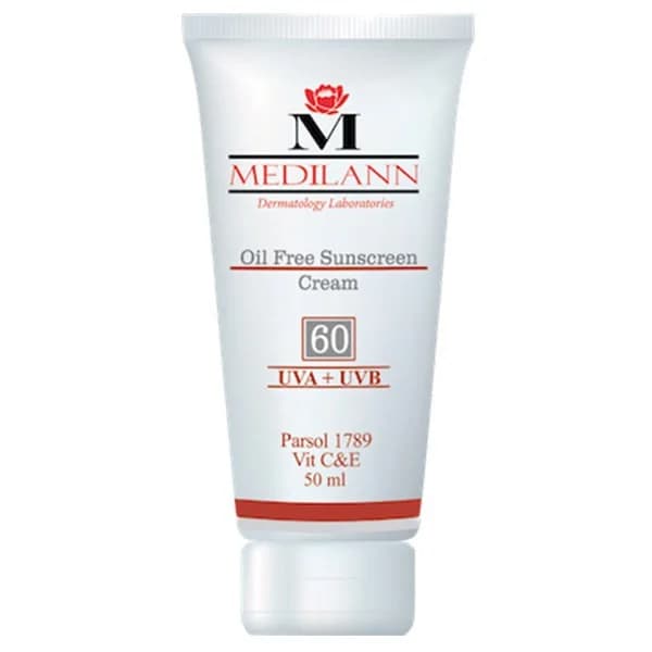 کرم ضد آفتاب رنگی مدیلن SPF60 مناسب پوست چرب حجم 50 میلی لیتر — تصویر ۳