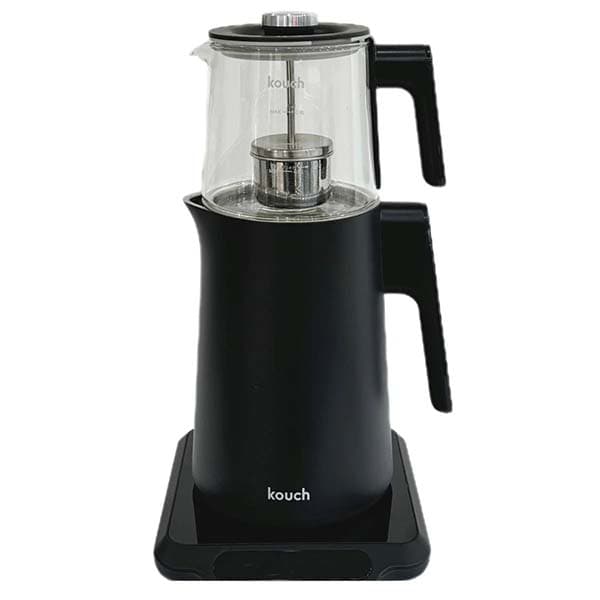 چای ساز کوخ مدل KTB2150 استیل مشکی دوجداره با سیستم گرم نگهدار