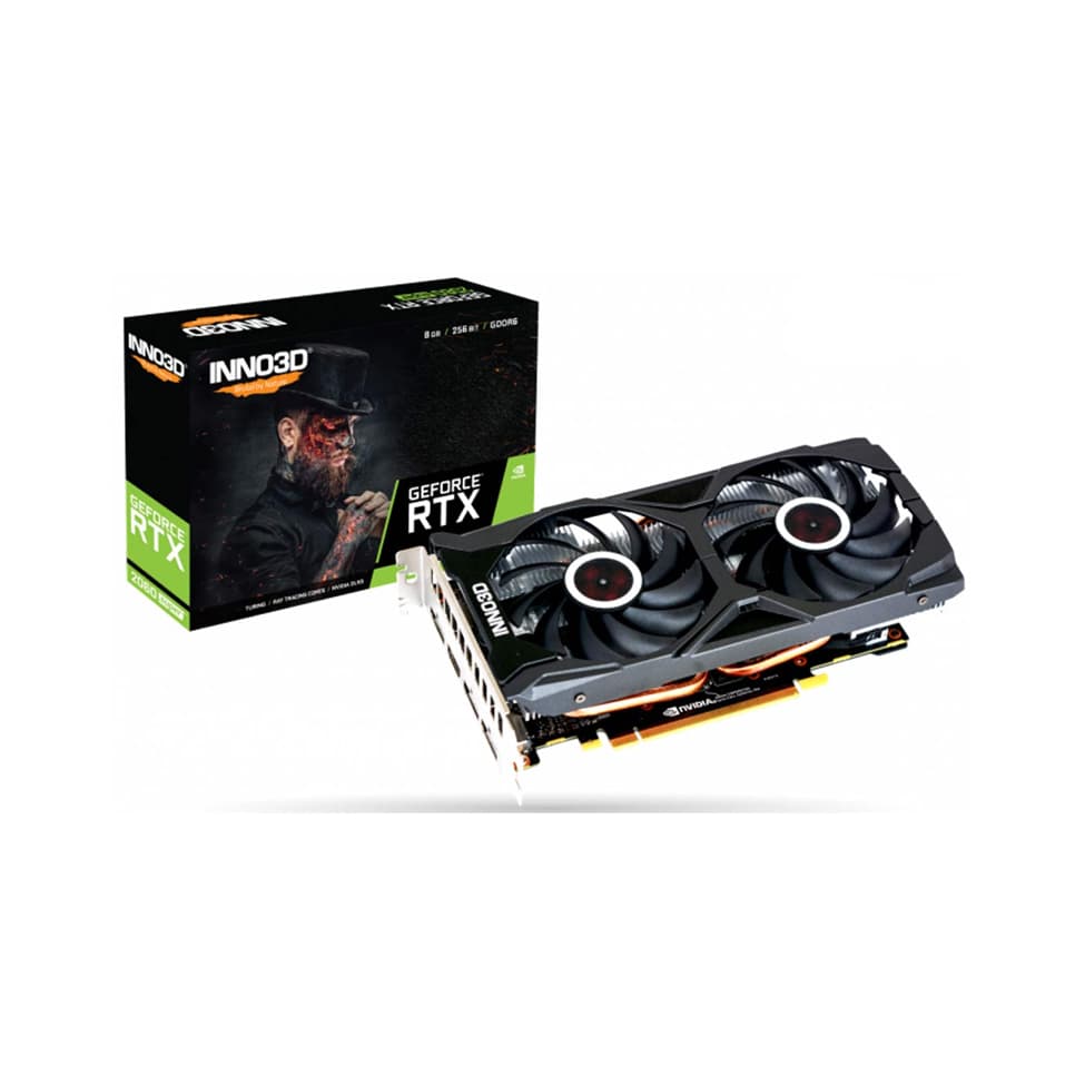 کارت گرافیک اینو تری دی مدل GEFORCE RTX 2060 SUPER TWIN X2 OC حافظه 8 گیگابایت ا INNO3D GEFORCE RTX 2060 SUPER TWIN X2 OC 8GB Graphics Card — تصویر ۲
