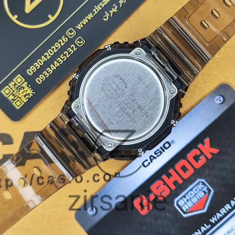 ساعت مچی مردانه کاسیو جی شاک بند شیشه ای صفحه سرمه ای Casio G-Shock Ga-2100 Glass Dark Blue screen — تصویر ۷