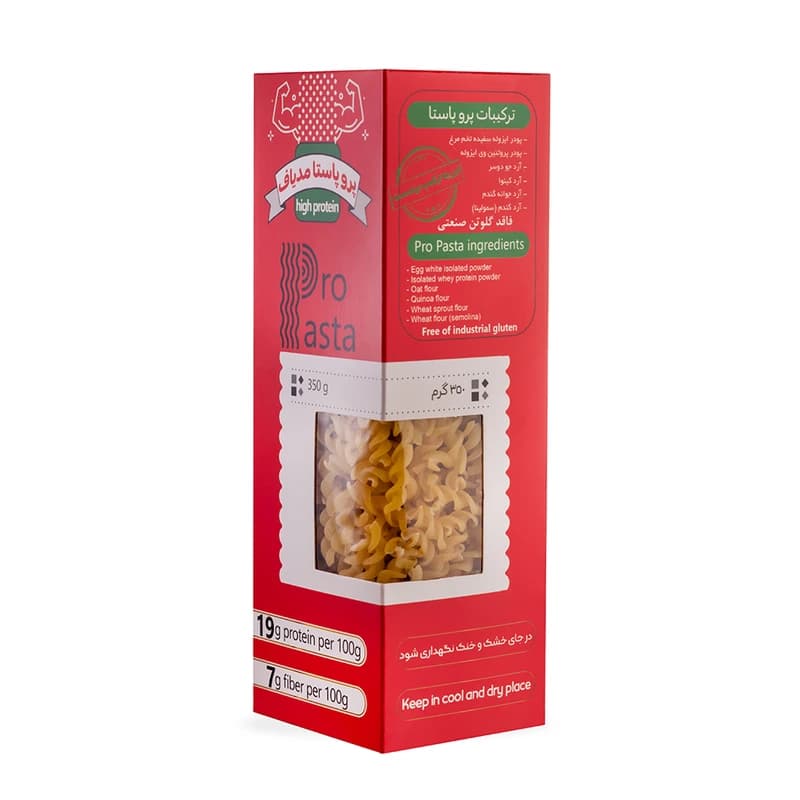 پاستا پروتئینه مهدیافت – 350 گرم — تصویر ۲