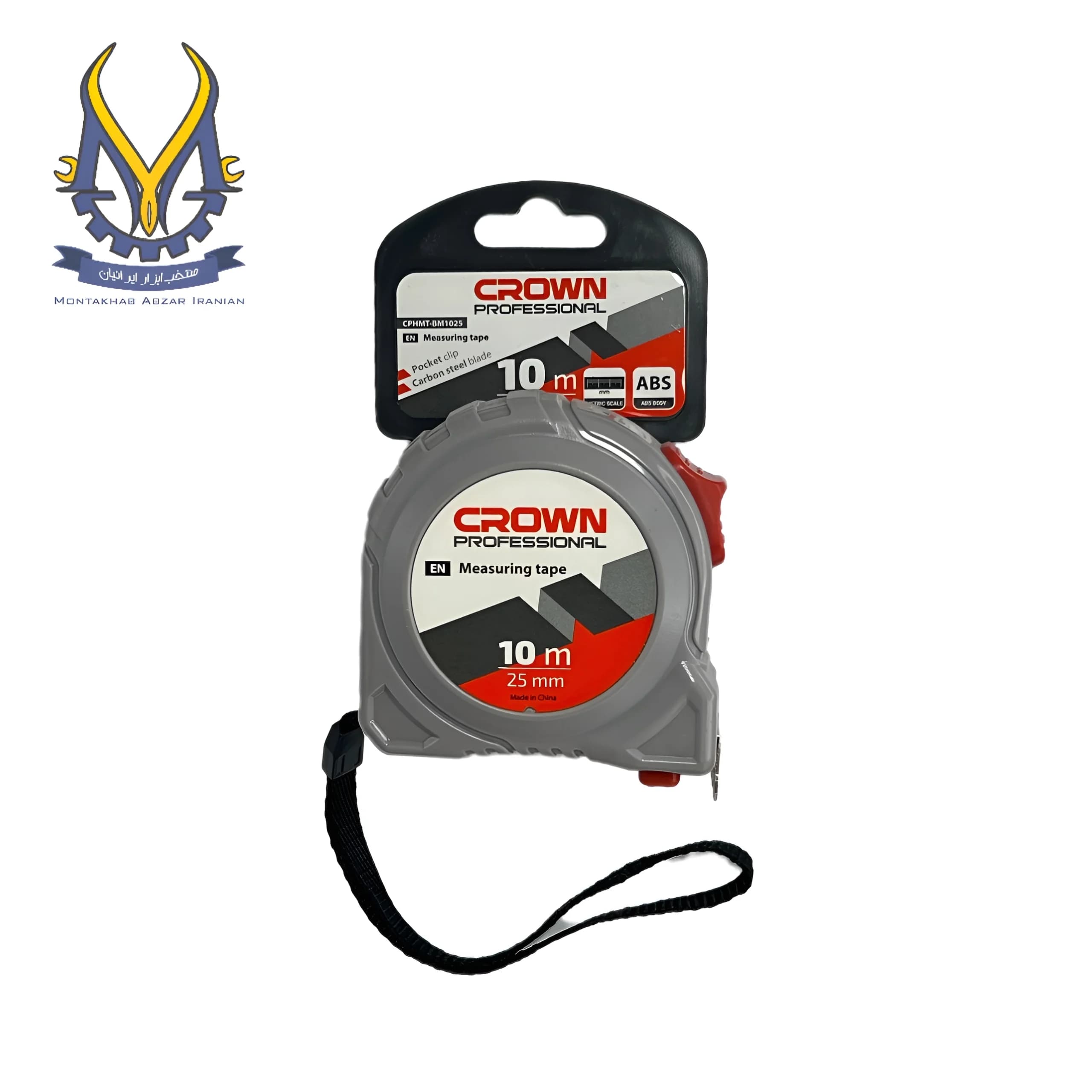متر دستی ۱۰ متری ۲۵ میلیمتری کرون مدل CPHMT-BM1025