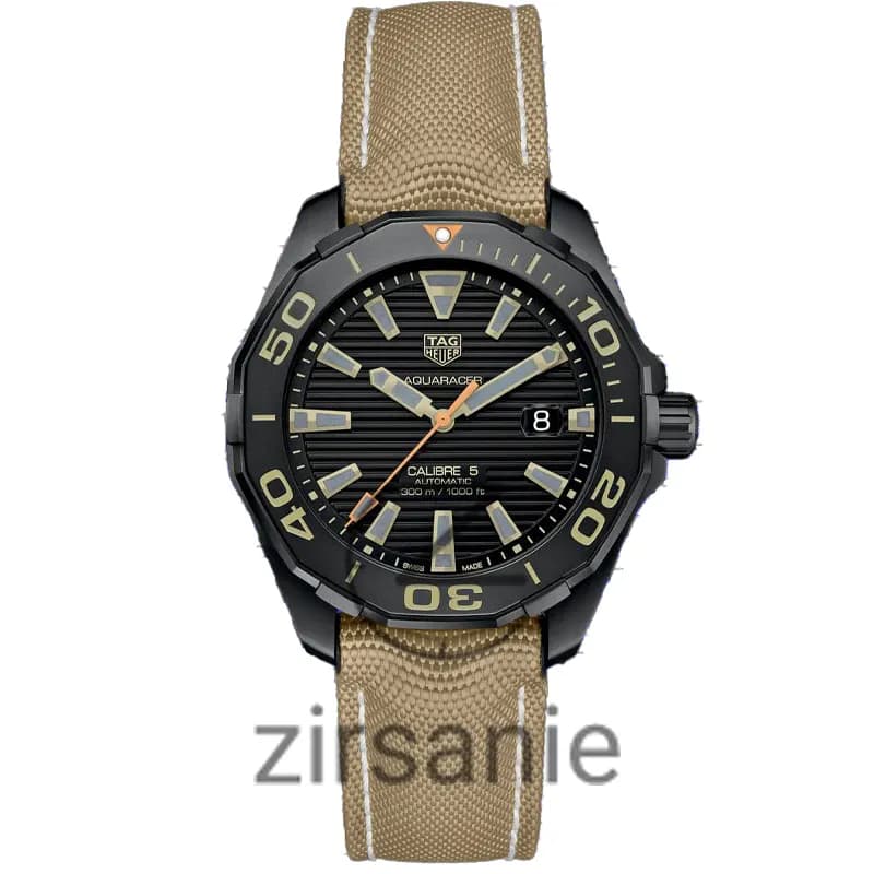 ساعت مچی مردانه تگ هویر Aquarcer اتومات قاب مشکی صفحه مشکی Tag Heuer Black Aquarcer Black frame black screen — تصویر ۹