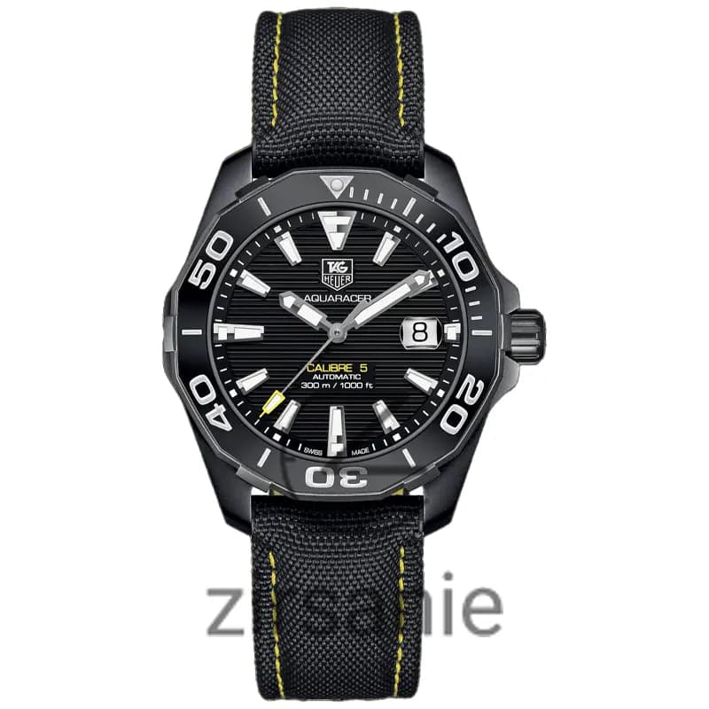 ساعت مچی مردانه تگ هویرAquarcer تک موتور اتوماتیک مشکی Tag Heuer Black Aquarcer — تصویر ۹