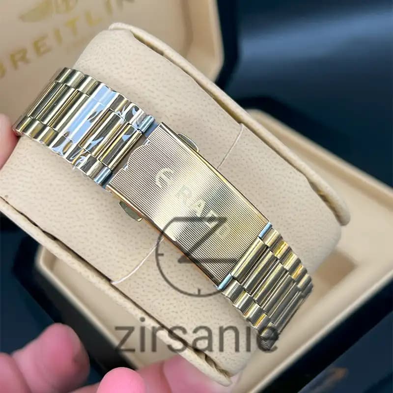 ساعت مچی مردانه رادو تخم مرغی اتومات تمام طلایی Rado Diastar Automatic Full Golden — تصویر ۶
