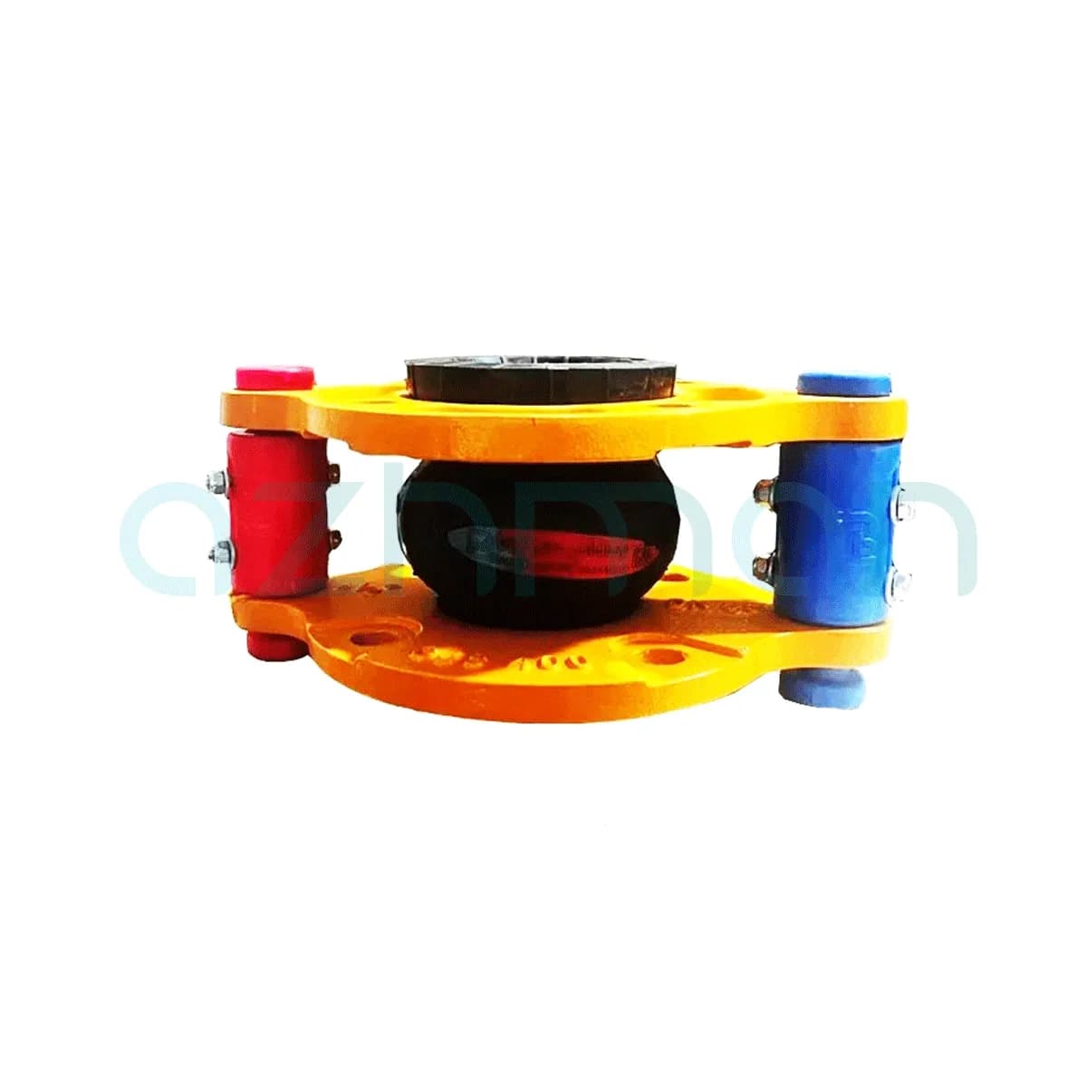 لرزه گیر لاستیکی آبی قرمز 2 اینچ فلنجدار مهار کلاس 150 ارتعاشات صنعتی ایران — تصویر ۲