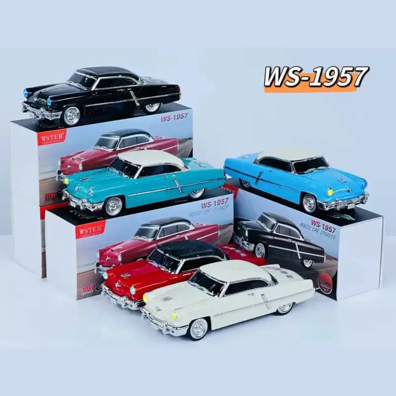 اسپیکر بلوتوثی طرح ماشین وستر WS-1957 WSTER — تصویر ۳