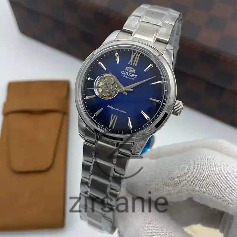 ساعت مچی مردانه اورینت بامبینو اتوماتیک سیلور صفحه آبی Orient Bambino Automatic Silver Blue Screen — تصویر ۲
