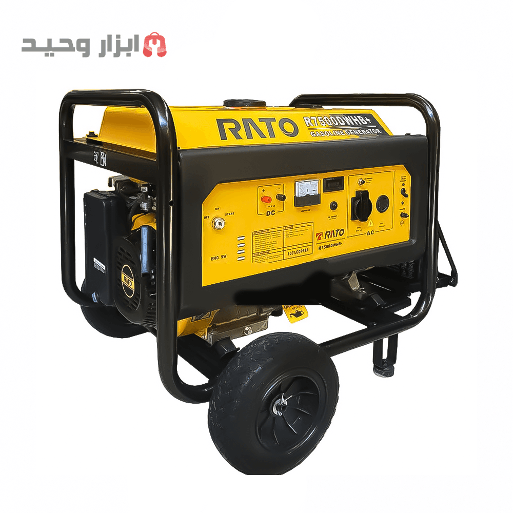 موتور برق بنزینی 6 کیلو وات راتو RATO 7500whb(ارسال رایگان) — تصویر ۴