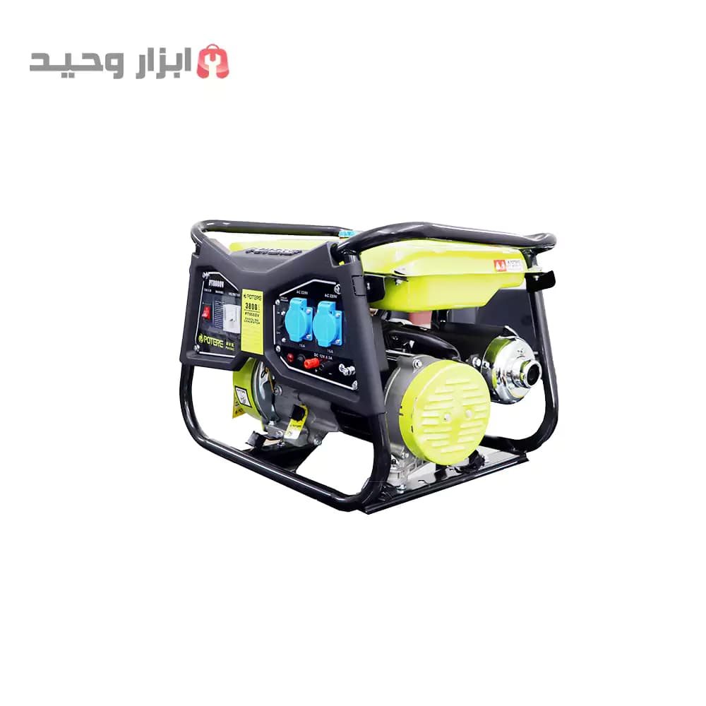 موتور برق 3.8 کیلو وات بنزینی 7 اسب هندلی 17.28A(ارسال رایگان) — تصویر ۴