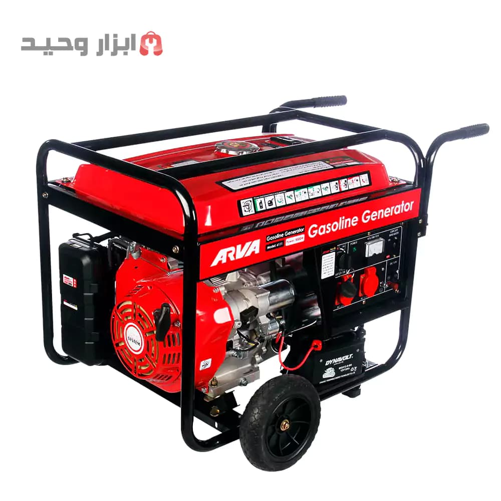 موتور برق آروا 6111 ژنراتور برق 5500 وات(ارسال رایگان) — تصویر ۲