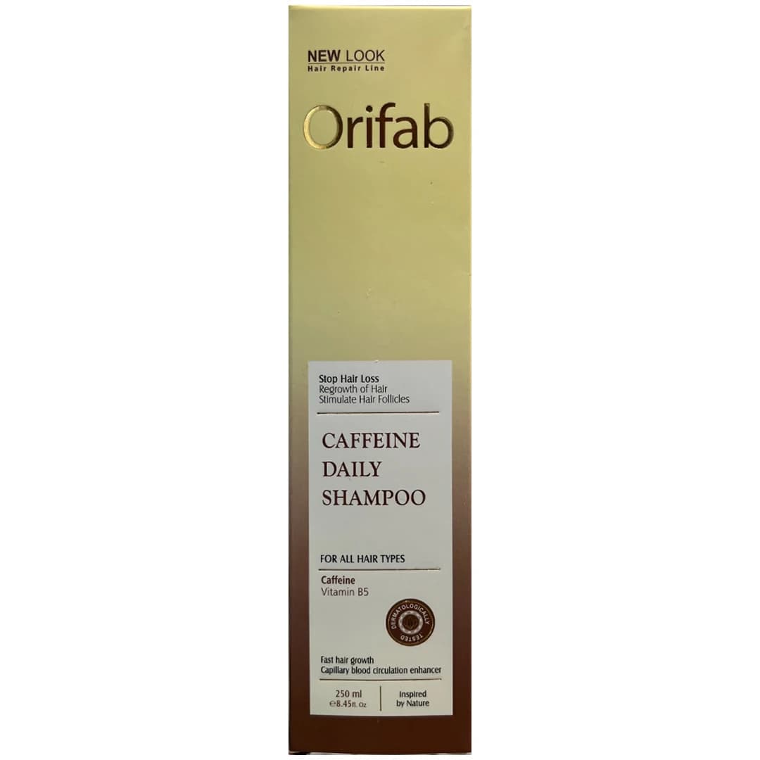 شامپو فاقد سولفات کافئین اوری فاب OriFab Free Sulfate Caffeine Shampoo
